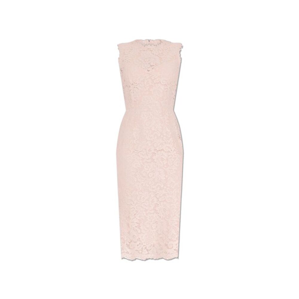 Sleeveless lace dress